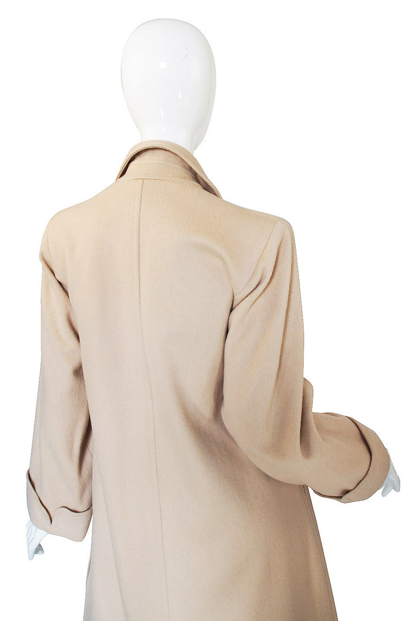 1970s Yves Saint Laurent Cream Coat