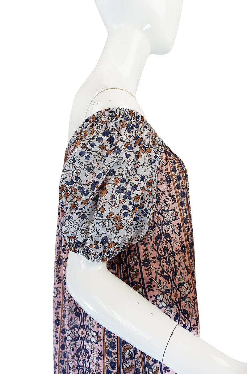 S/S 2016 See by Chloe RTW Look 25 Off Shoulder Printed Maxi Dress