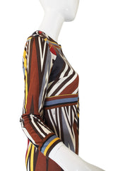 1960s Emilio Pucci Fine Silk & Cashmere Dress