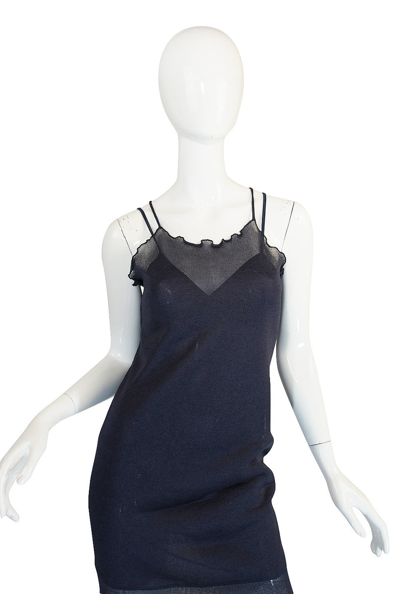 1990s Romeo Gigli 3 Piece Net Dress Set