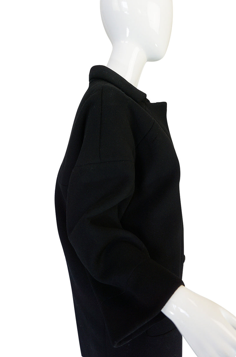 c1962-63 Cristobal Balenciaga Haute Couture Cashmere Coat
