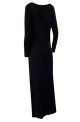 Important Fall 1996 Tom Ford for Gucci KeyHole Gown w Gold G-string Belt
