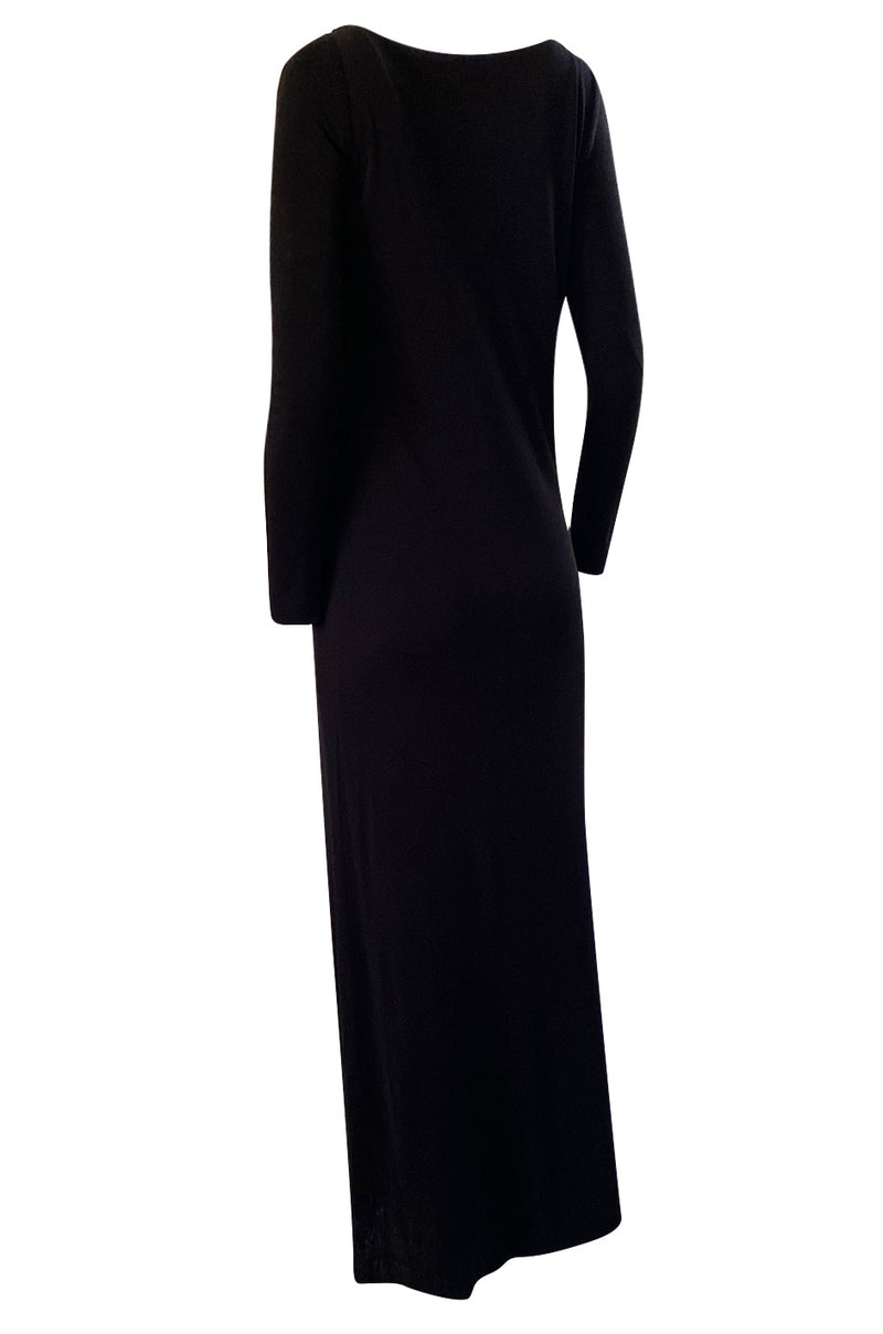 Important Fall 1996 Tom Ford for Gucci KeyHole Gown w Gold G-string Be Shrimpton Couture Important Fall 1996 Tom Ford for Gucci KeyHole Gown w Gold G-string Be Shrimpton Couture