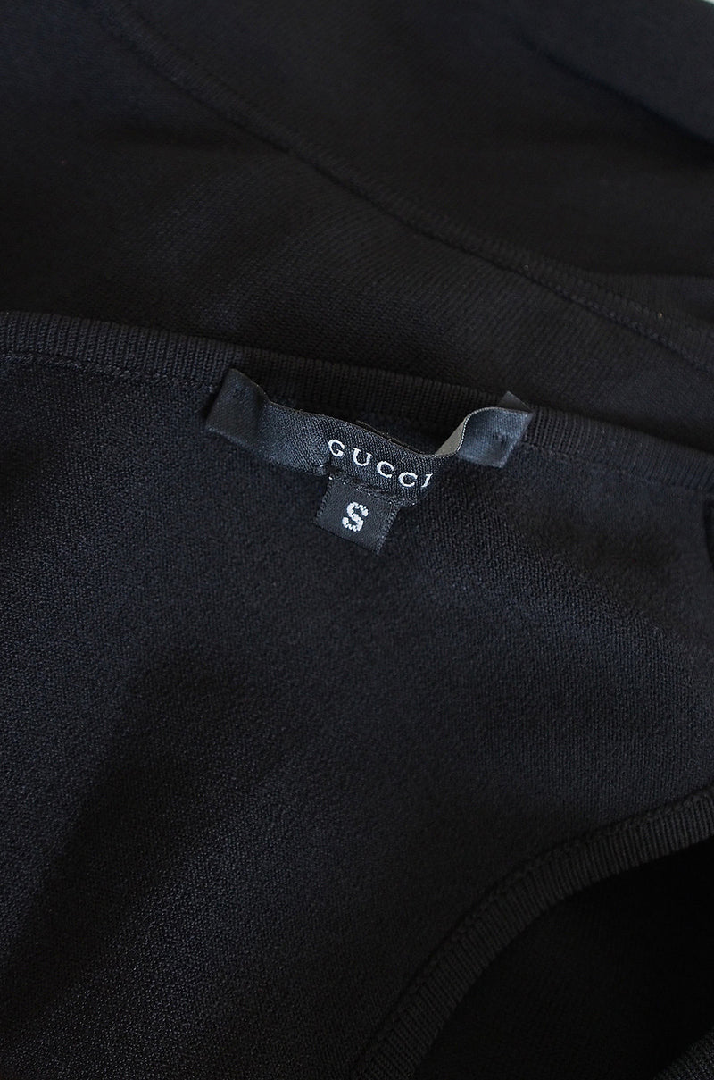 c1996 Tom Ford for Gucci Black Knit Tank Top – Shrimpton Couture