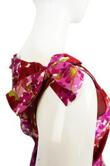 Recent NWT Christian Dior Pink Floral Silk Dress