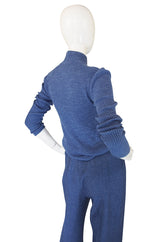 1978 Courreges Knit Turtleneck & Pant
