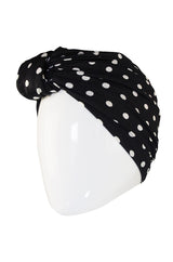 1980s Amazing Norma Kamali Dot Skirt & Turban