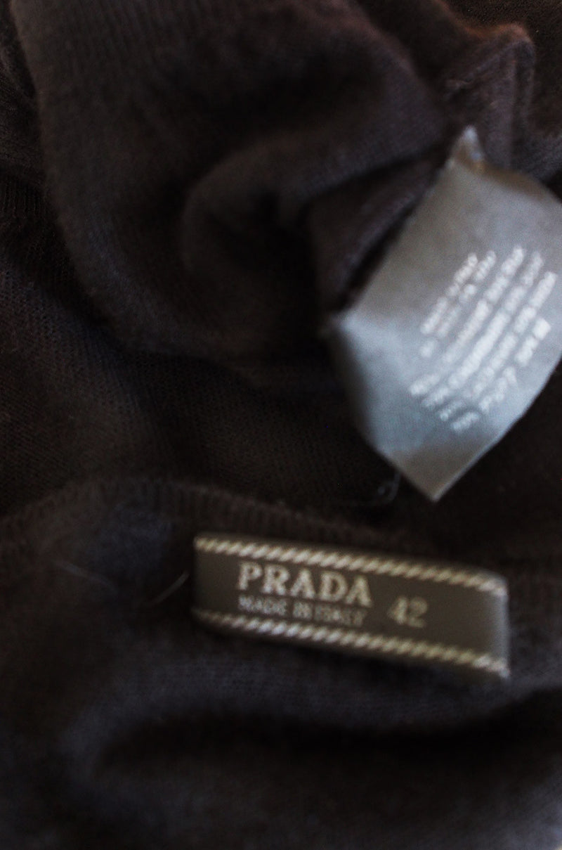 Recent Prada Cashmere Crop Top Sweater – Shrimpton Couture