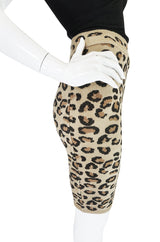 Rare 1991 Collection Azzedine Alaia Leopard Skirt