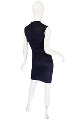 1980s Early Azzedine Alaia Dress & Jacket Purple Set