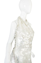 c1967 Couture Donald Brooks Silk and Pailettes Jumpsuit