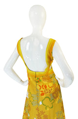 1960s Couturier Jacques H. Reval Studded Halter Dress