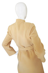 1970s Andre Laug Camel Wool Coat