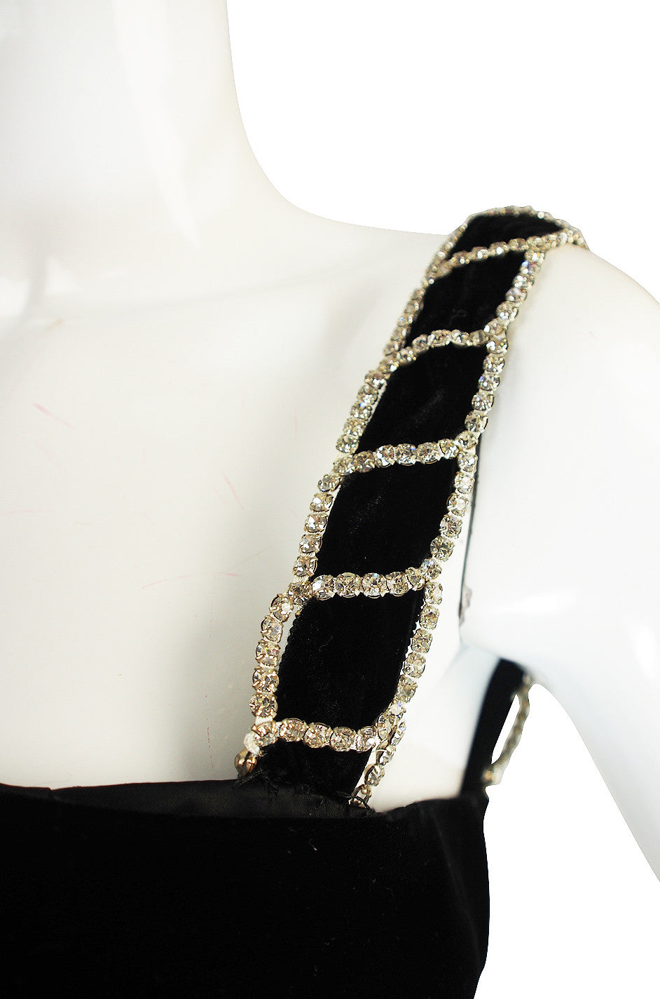 1960s Bob Bugnand Rhinestone Column Gown – Shrimpton Couture