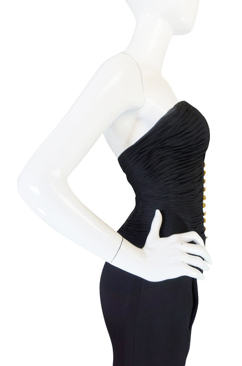 1985 Chanel Silk & Jersey Corset Dress worn by Emily Ratajkowski – Shrimpton  Couture
