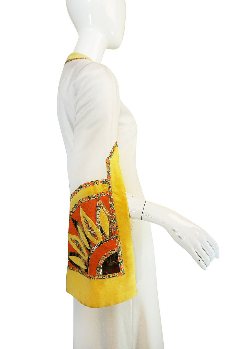 Iconic c.1969-75 Malcolm Starr Quilted Art-to-Wear Coat