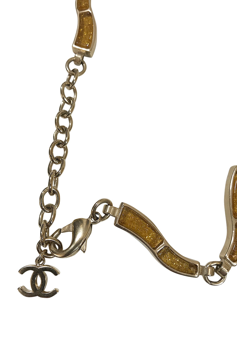Fall 2007 Chanel Byzantine Cross Gripoix Pendant Necklace