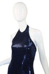 1970s Sequin Harold Levine Dress & Jacket