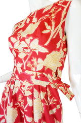 1960s Marc Bohan for Christian Dior Floral Print Dress