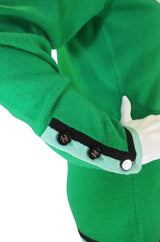 A/W 1994 Runway Green Cashmere Chanel Twinset