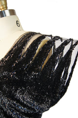 Edwardian Sequin & Silk Couture Dress