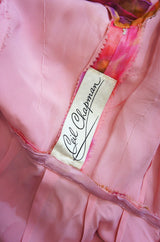 1950s Pink Silk Chiffon Ceil Chapman