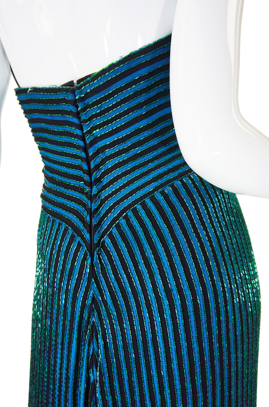 1970s Beaded Bob Mackie Gown  Shrimpton Couture
