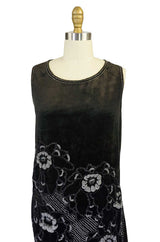 Rare 1920s Couture Rue De La Paix Flapper Dress