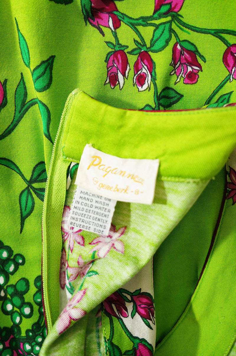 1970s Silk Knit Jersey Paganne