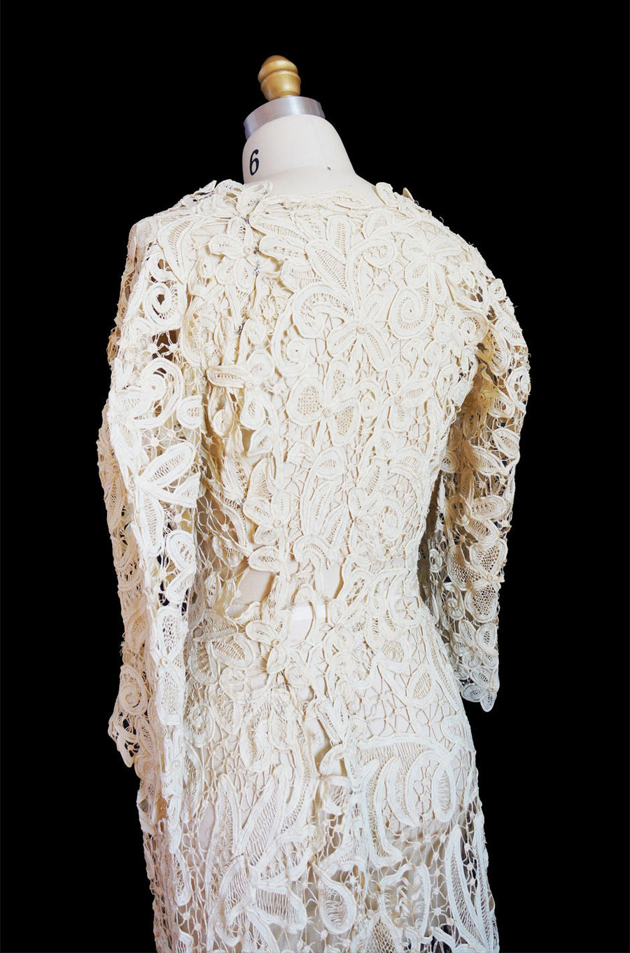 c.1905 Amazing Battenburg Lace Dress – Shrimpton Couture