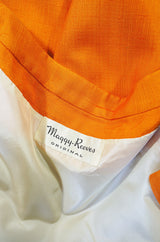 1960s Rare Maggy Reeves Tangerine Coat