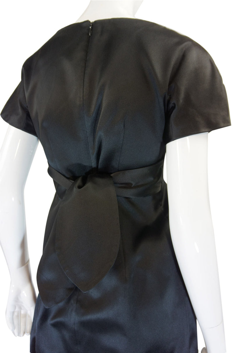 2009 Alexander McQueen Silk Satin Dress