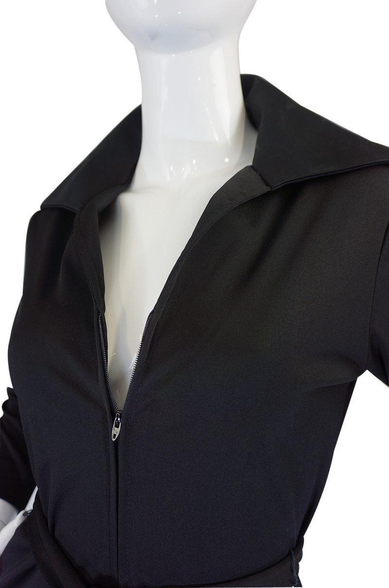 1970s Lanvin Black Jersey Jumpsuit – Shrimpton Couture