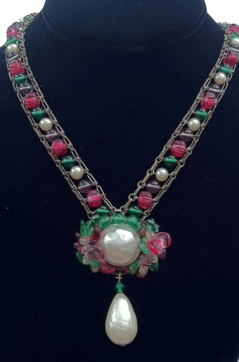 Gorgeous Antique Louis Rousselet Necklace Based on the Design 