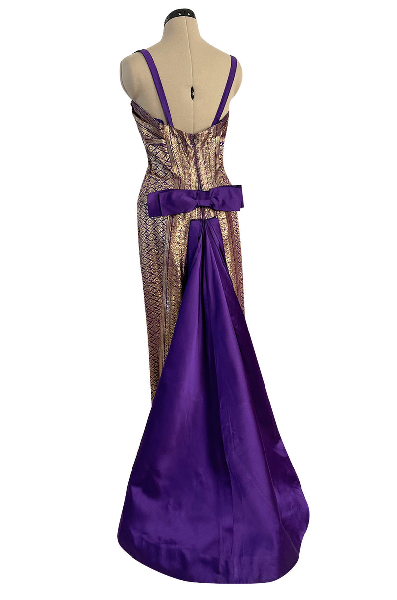 Divine 1955 Maggie Rouff Haute Couture Metallic Gold Silk Brocade Dres Shrimpton Couture Divine 1955 Maggie Rouff Haute Couture Metallic Gold Silk Brocade Dres Shrimpton Couture