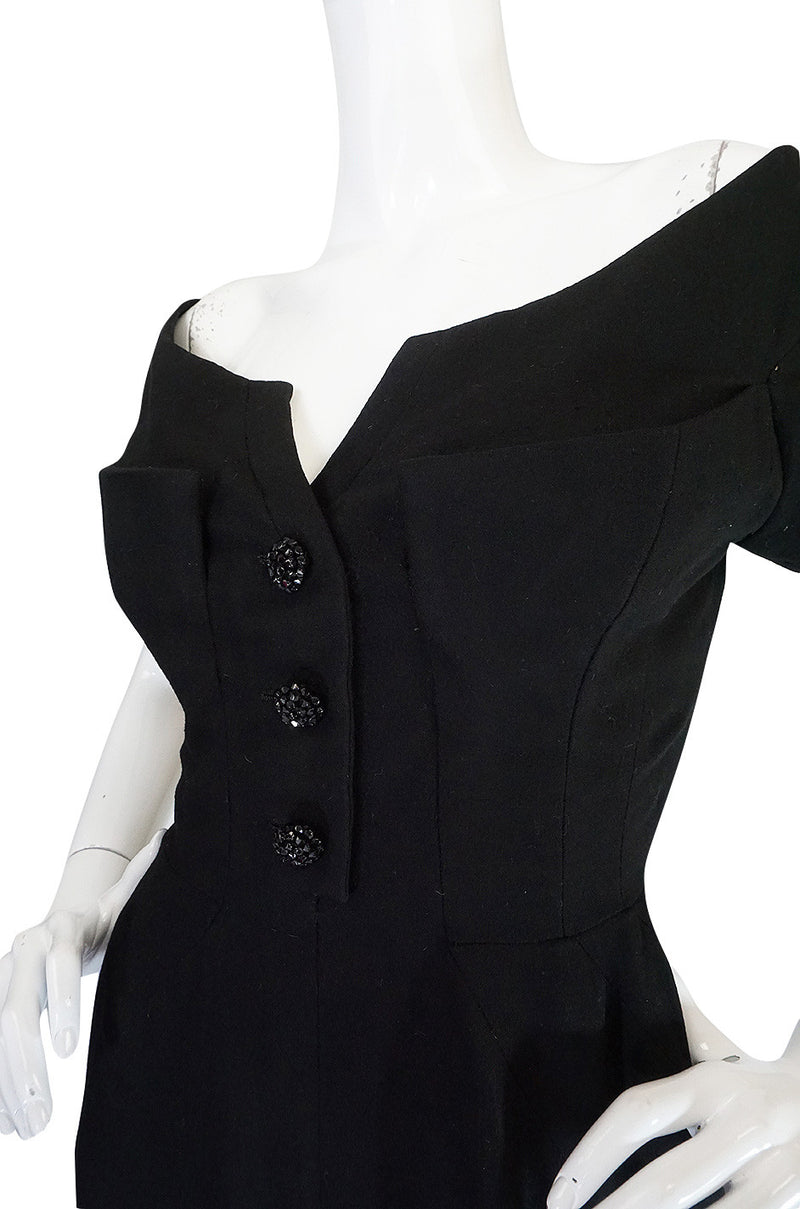 Exceptional 1950s Haute Couture Maggy Rouff Dress