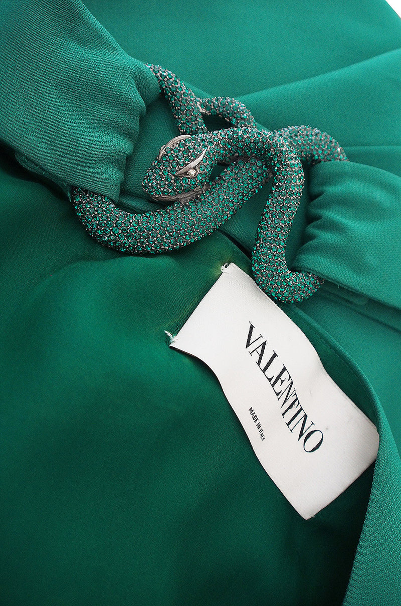 1980s Valentino With Bejeweled Snake Belt