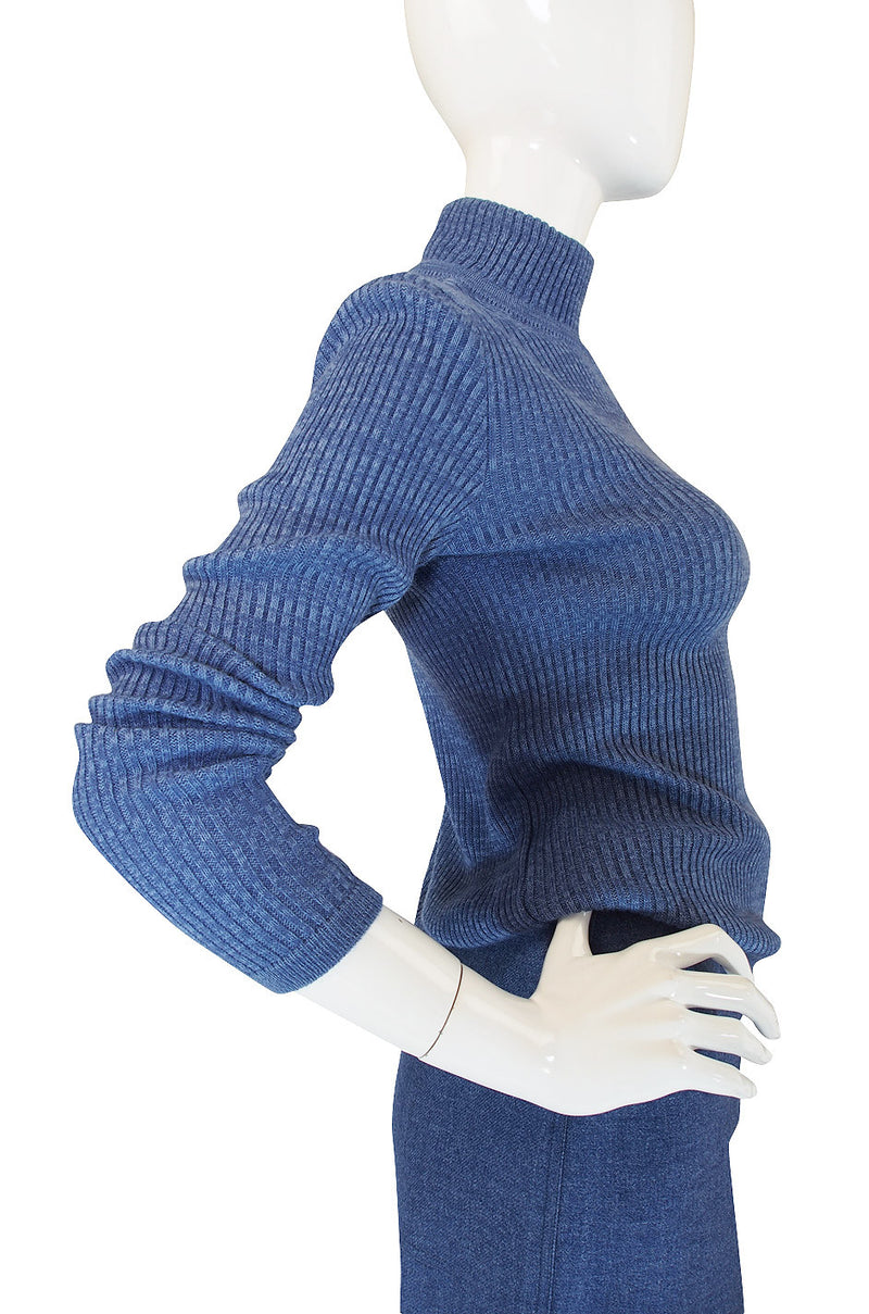 1978 Courreges Knit Turtleneck & Pant