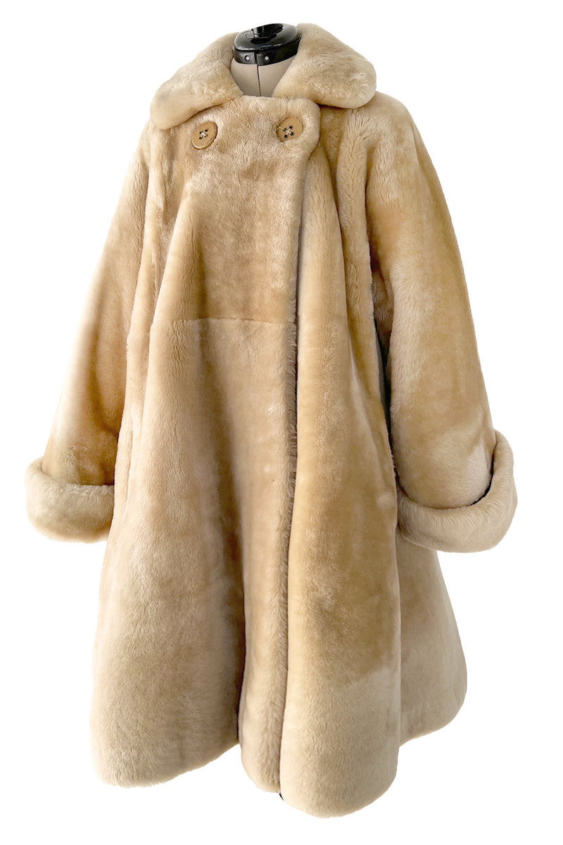 Sheepskin Coat Dior Vintage Coat Christian Dior Vintage Reversible