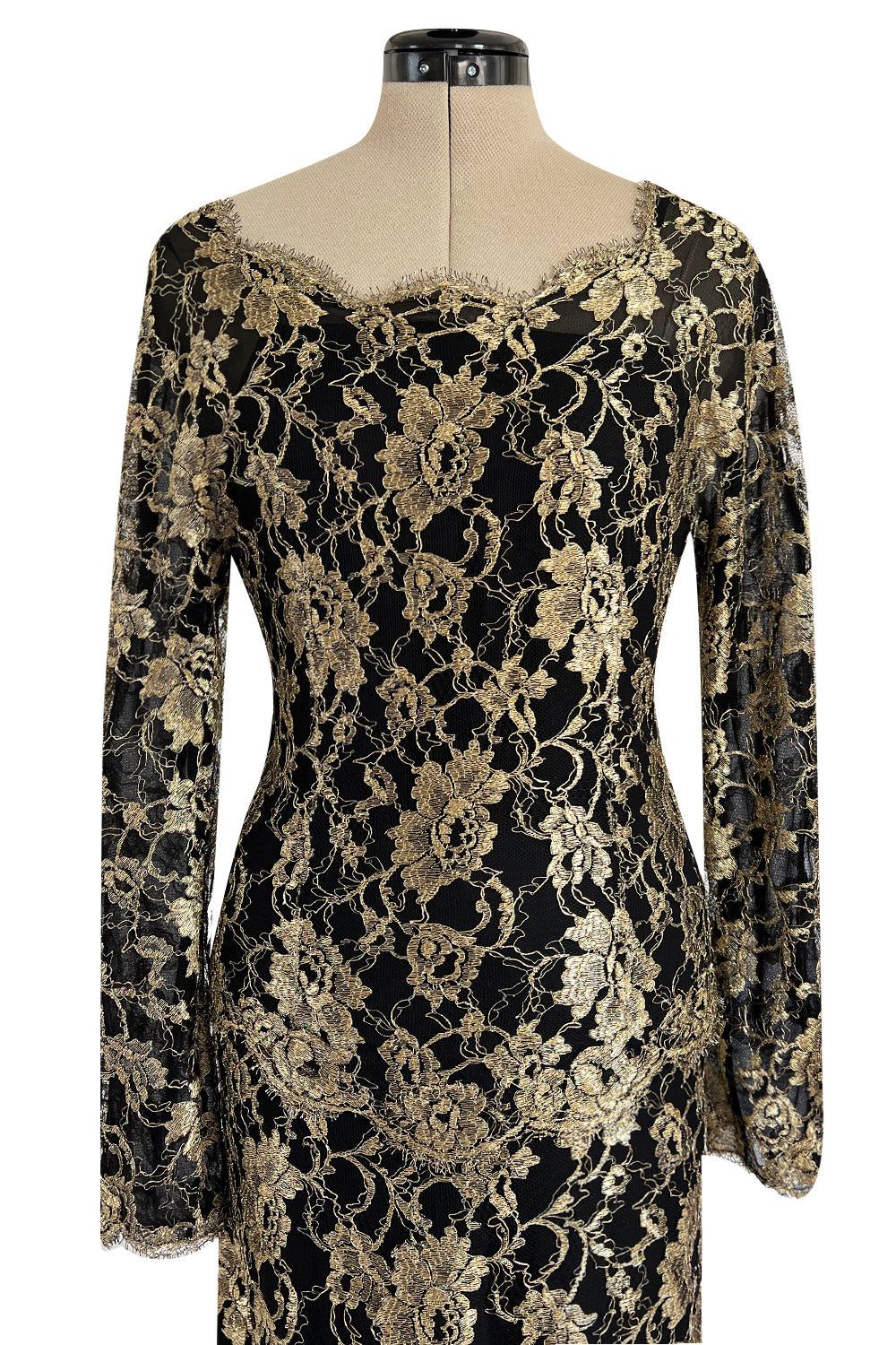 slim fit dress slacks Exceptional Fall 1986 Chanel by Karl Lagerfeld Runway Metallic Gold Th –  Shrimpton Couture