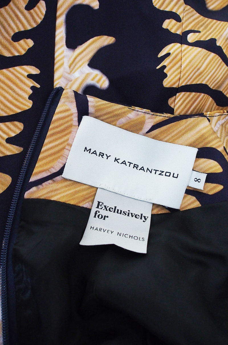 Recent Mary Katrantzou Silk Print Dress