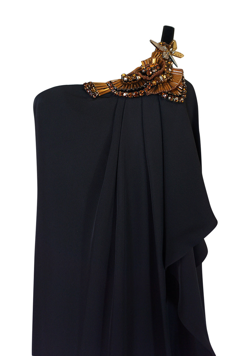 Pre-Fall 2012 Gucci Embellished One Shoulder Ad Campaign Dress
