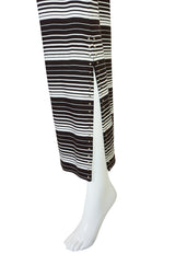 1970s Givenchy Graphic Striped & Studded Caftan Dress