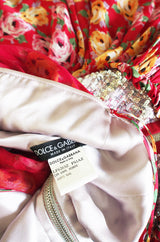 1990s Silk & Sequin Dolce and Gabbana dress