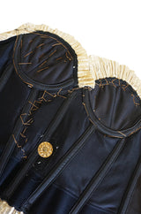 1980s One of a Kind Anthony Ferrara Gold Bead Bustier