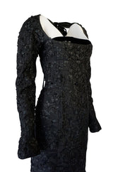 F/W 2002 Tom Ford for Yves Saint Laurent Runway Textured Dress