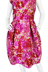 Recent NWT Christian Dior Pink Floral Silk Dress