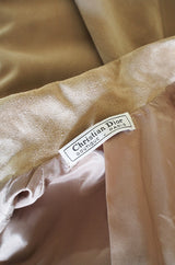 Amazing 1970s Christian Dior Suede Swing Coat