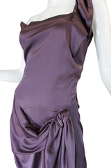 1990s Vivienne Westwood Light Purple Draped Red Label Dress