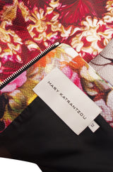 Fall 2011 Mary Katranzou Strapless Print Dress